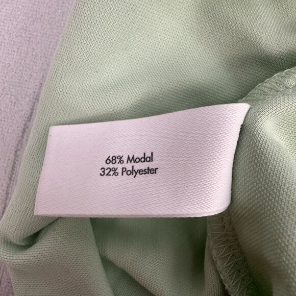 Stylus Sandwash Tee 2X Modal Blend Relaxed Fit Light Green Made In Jordan - Picture 5 of 5